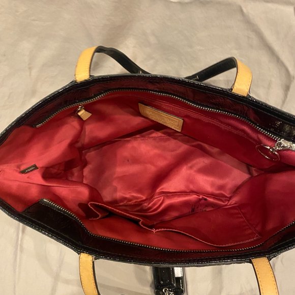 Coach Patent Poppy Tote - Picture 2 of 5